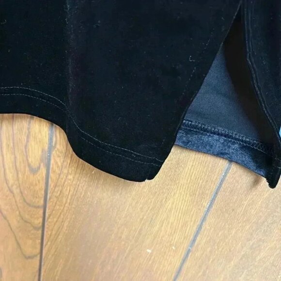 Black Velour Avenue Ladies Top Size 22/24 Women - Picture 6 of 8